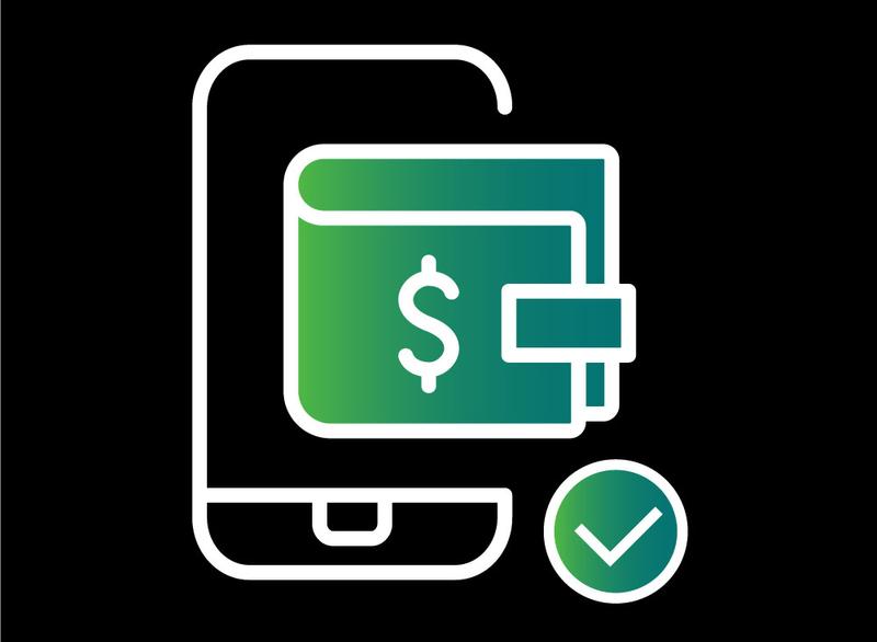 Digital wallet icon