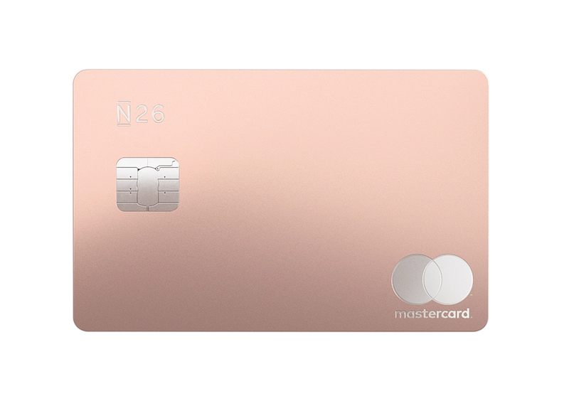 N26 banking card